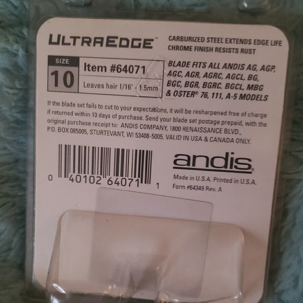 Andis UltraEdge Size 10 Blade